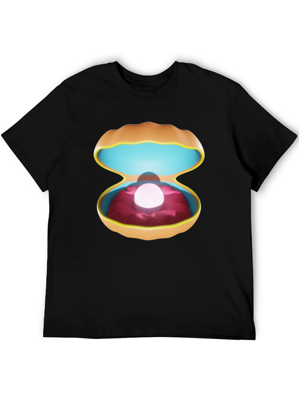 Pearl in Clam Shell Graphic T-Shirt - Unisex