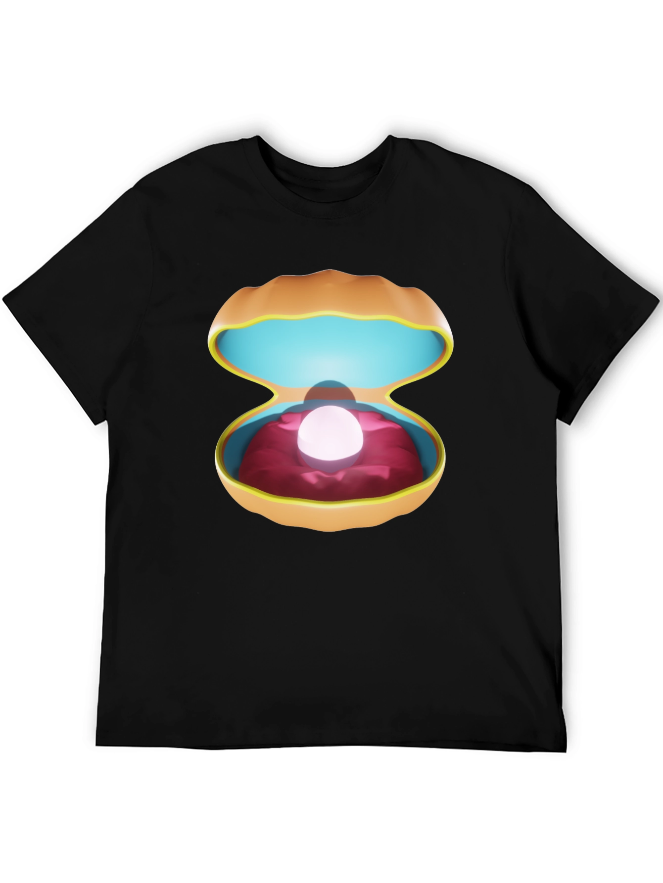 Pearl in Clam Shell Graphic T-Shirt - Unisex