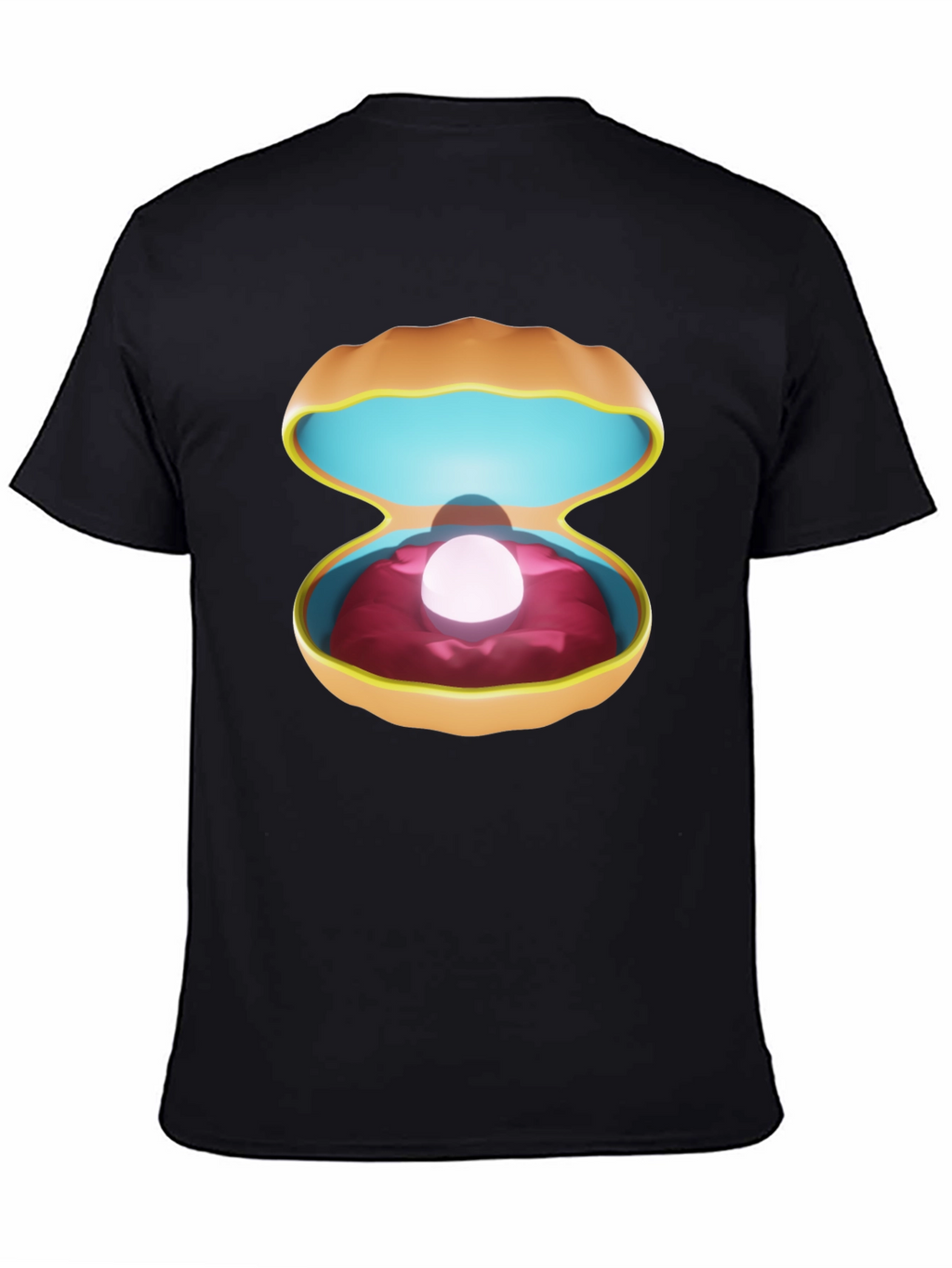 Pearl in Clam Shell Graphic T-Shirt - Unisex
