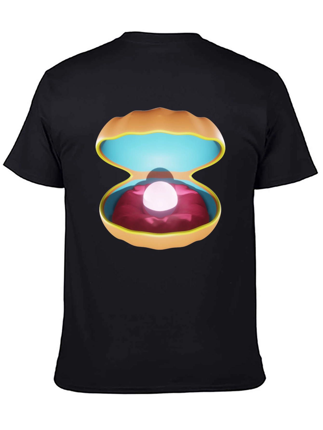 Pearl in Clam Shell Graphic T-Shirt - Unisex