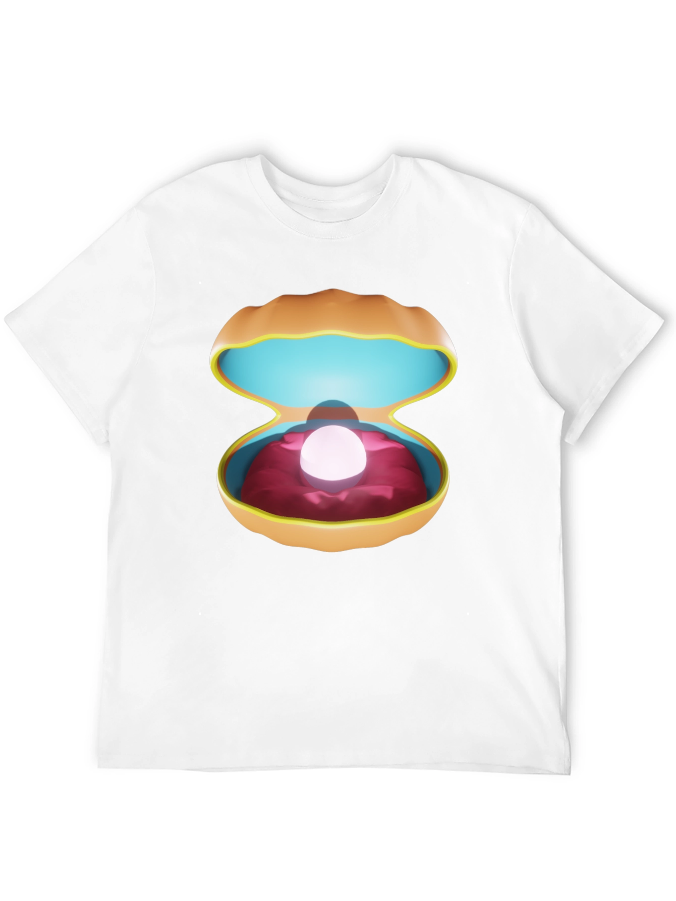 Pearl in Clam Shell Graphic T-Shirt - Unisex