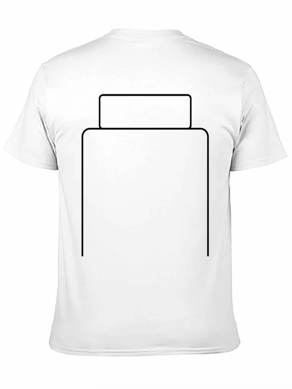 Modern Black Graphic Tee