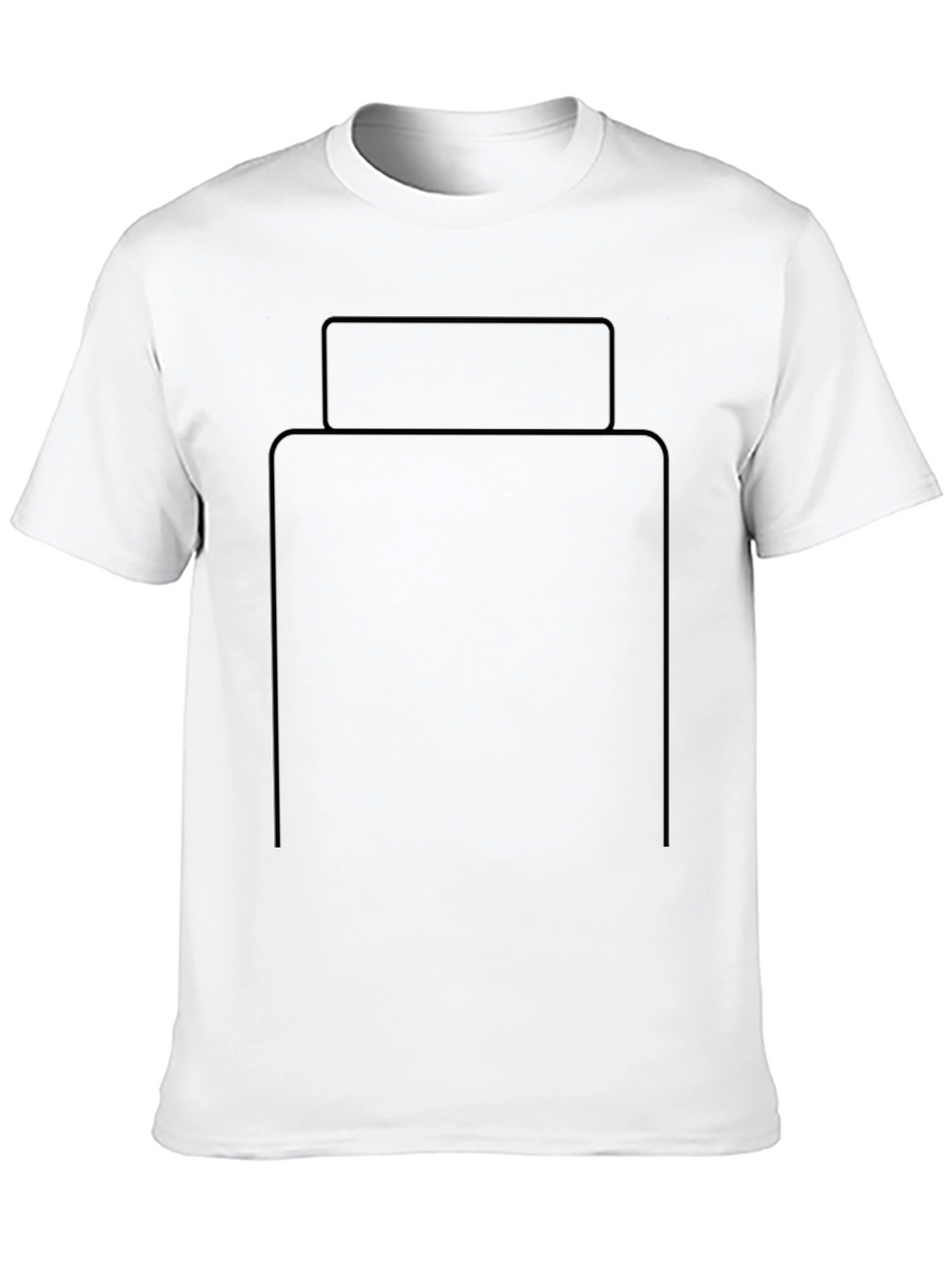 Modern Black Graphic Tee