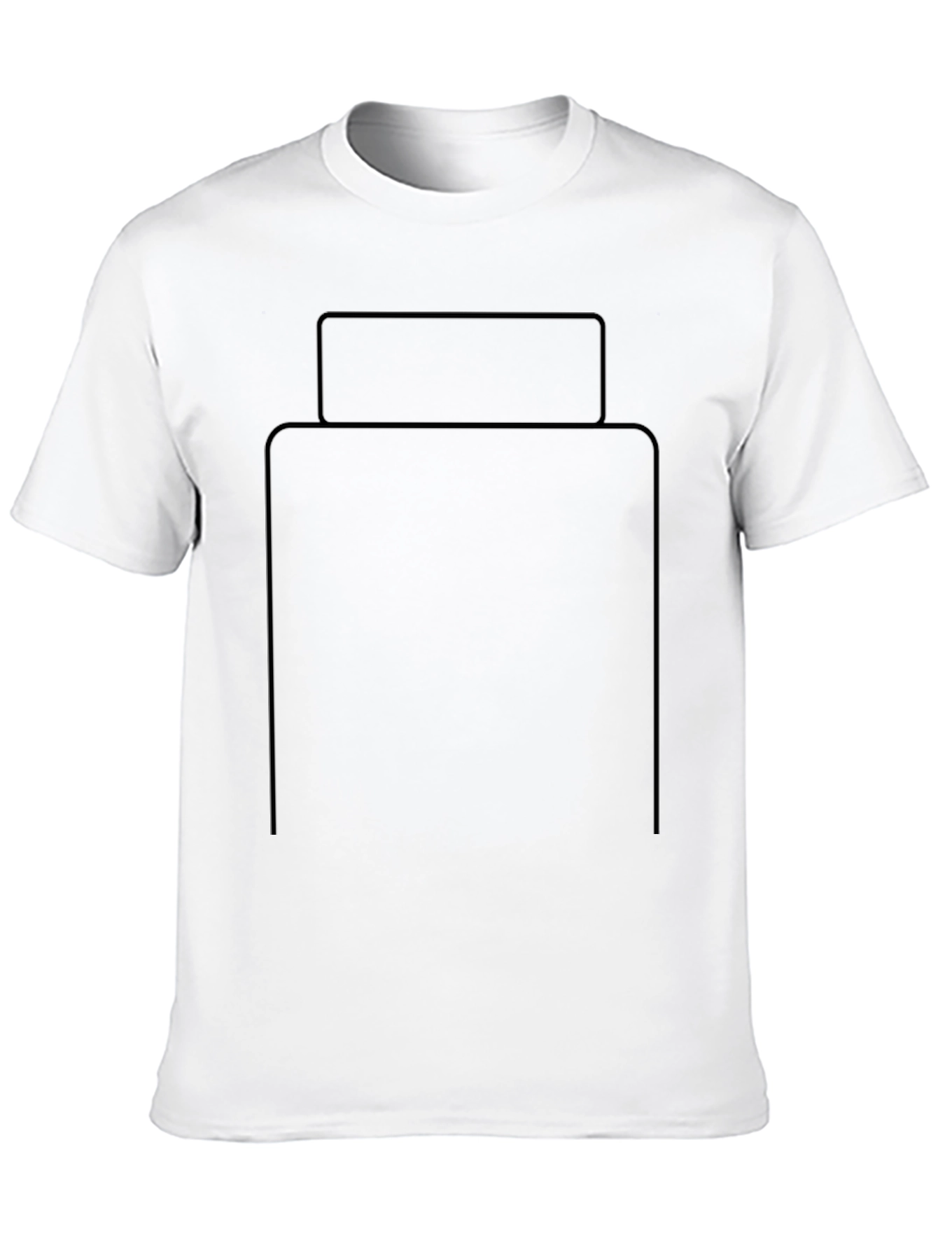 Modern Black Graphic Tee