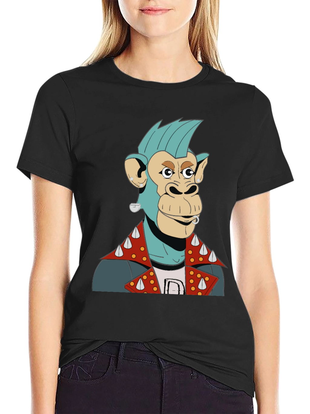 Punk Ape Graphic Tee - Edgy Style