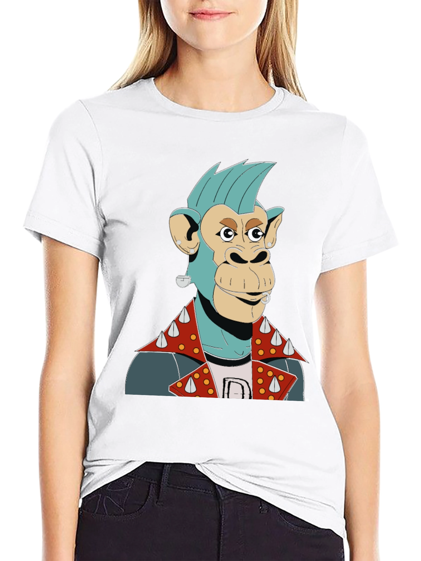 Punk Ape Graphic Tee - Edgy Style
