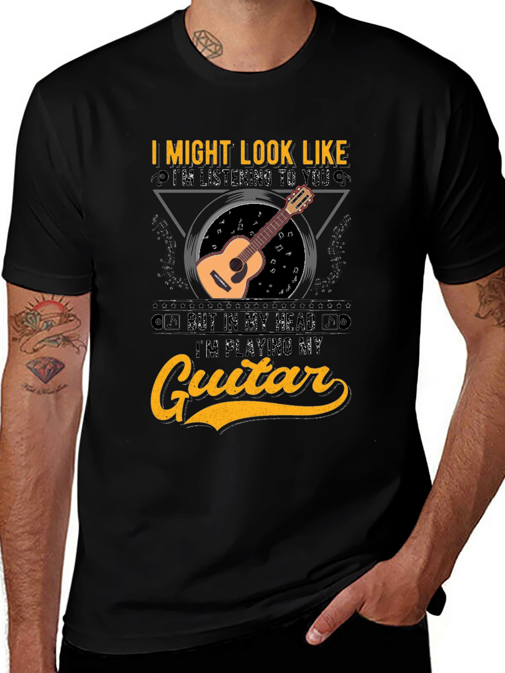 Guitar Lover T-Shirt - Musician Graphic Tee