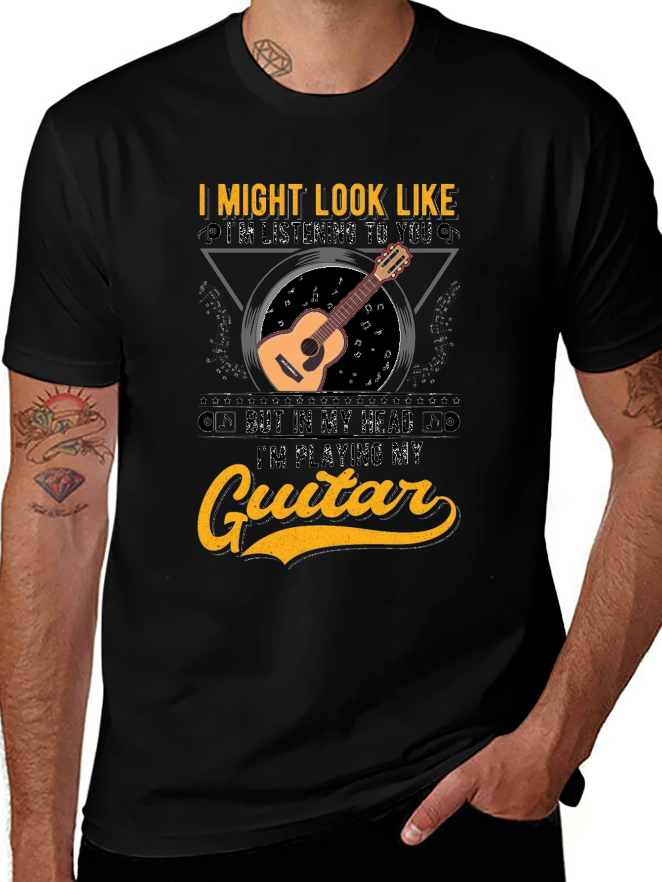 Guitar Lover T-Shirt - Musician Graphic Tee