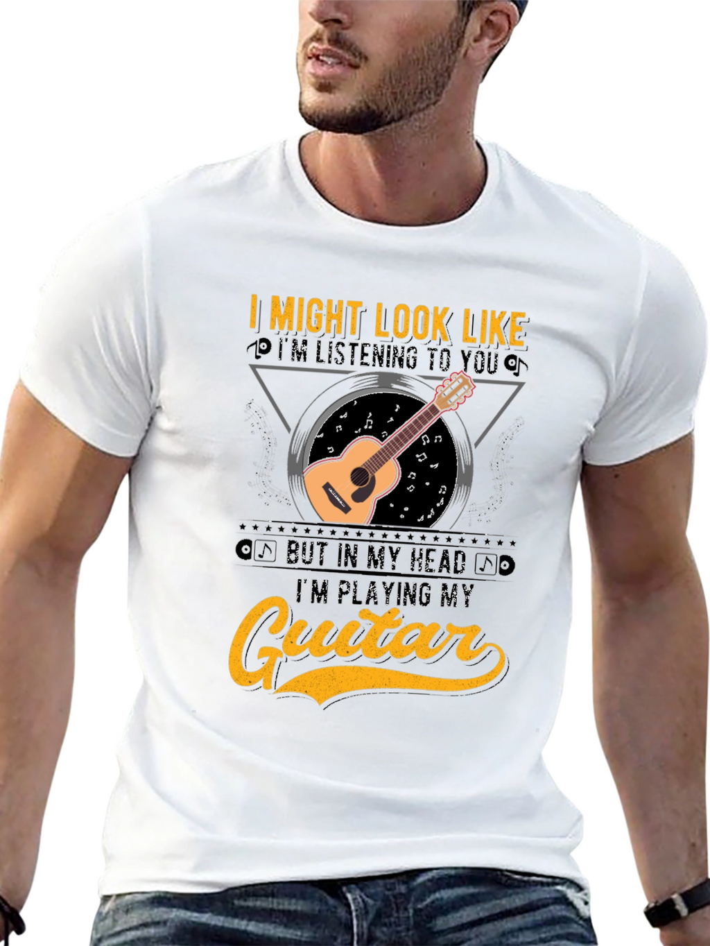 Guitar Lover T-Shirt - Musician Graphic Tee