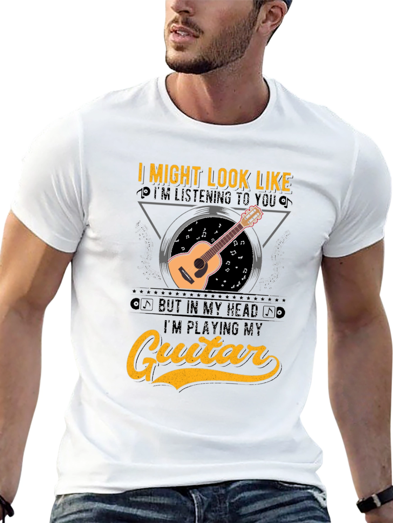 Guitar Lover T-Shirt - Musician Graphic Tee