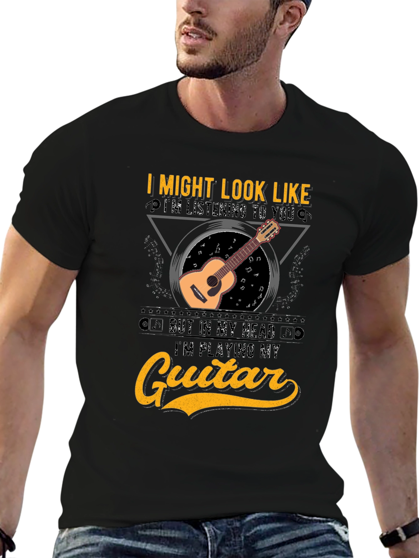 Guitar Lover T-Shirt - Musician Graphic Tee
