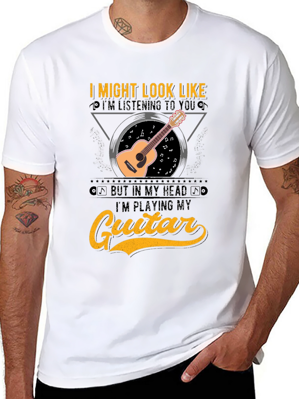 Guitar Lover T-Shirt - Musician Graphic Tee