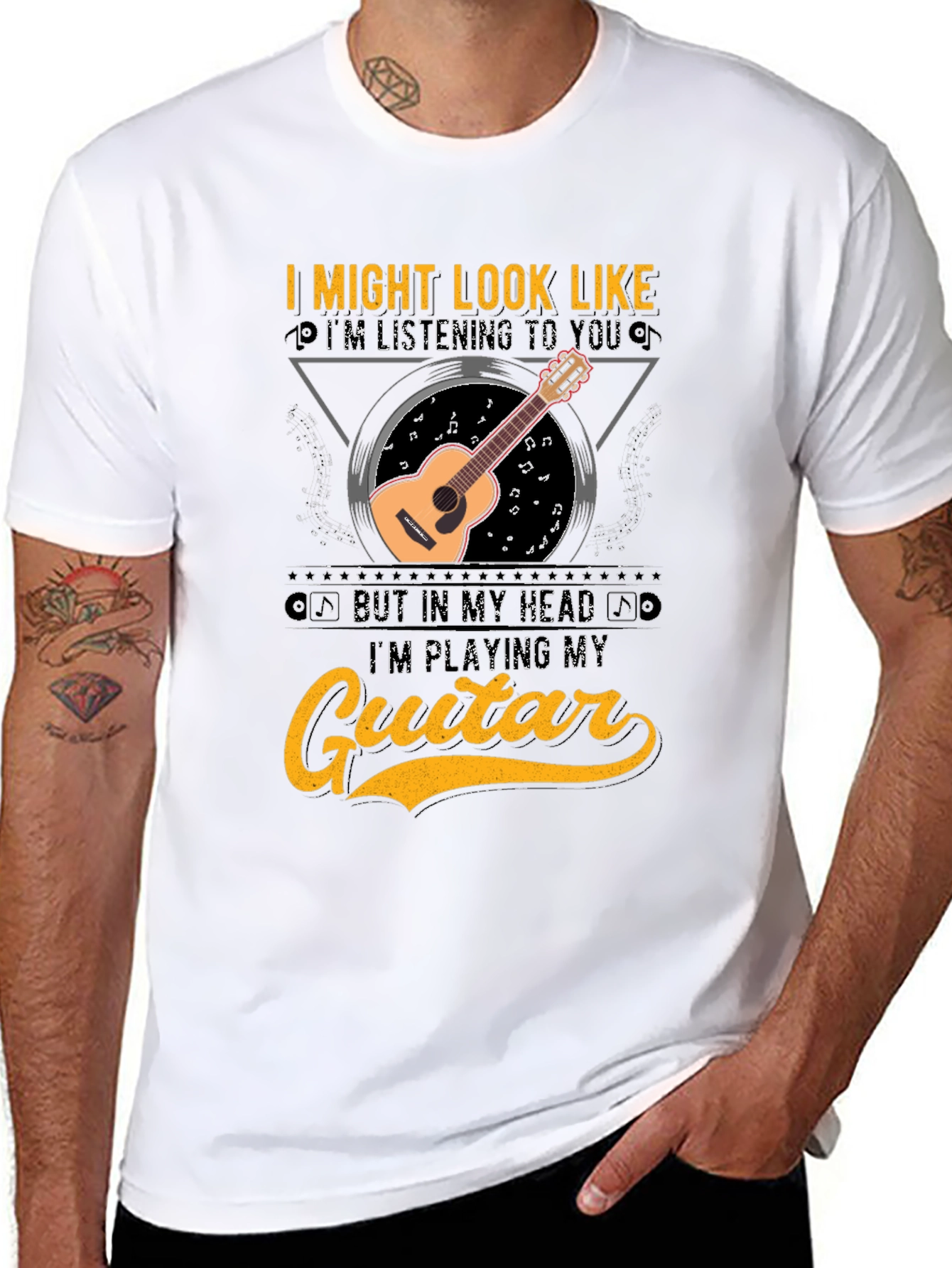 Guitar Lover T-Shirt - Musician Graphic Tee