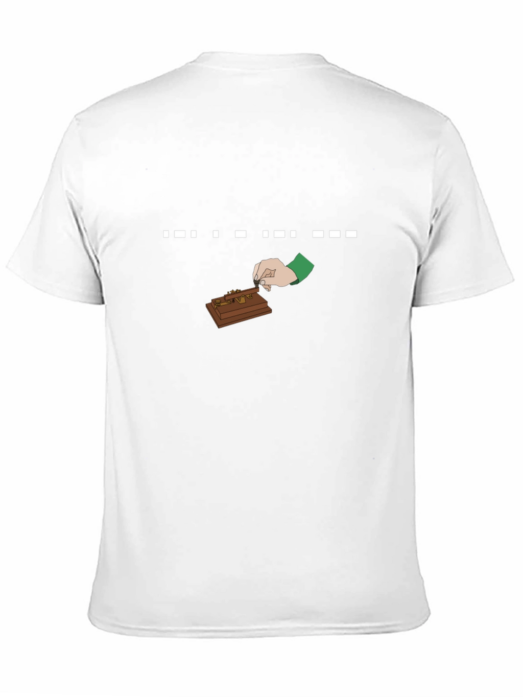 Morse Code Operator T-Shirt - Black