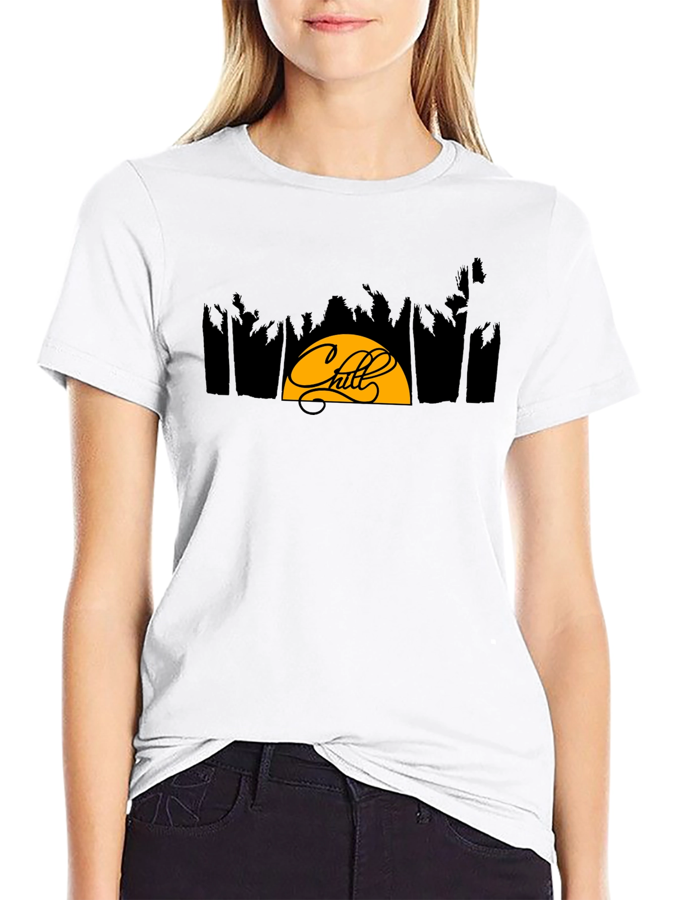 Chill Graphic Tee - Tropical Vibes