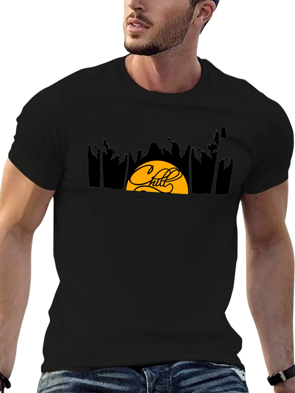 Chill Graphic Tee - Tropical Vibes