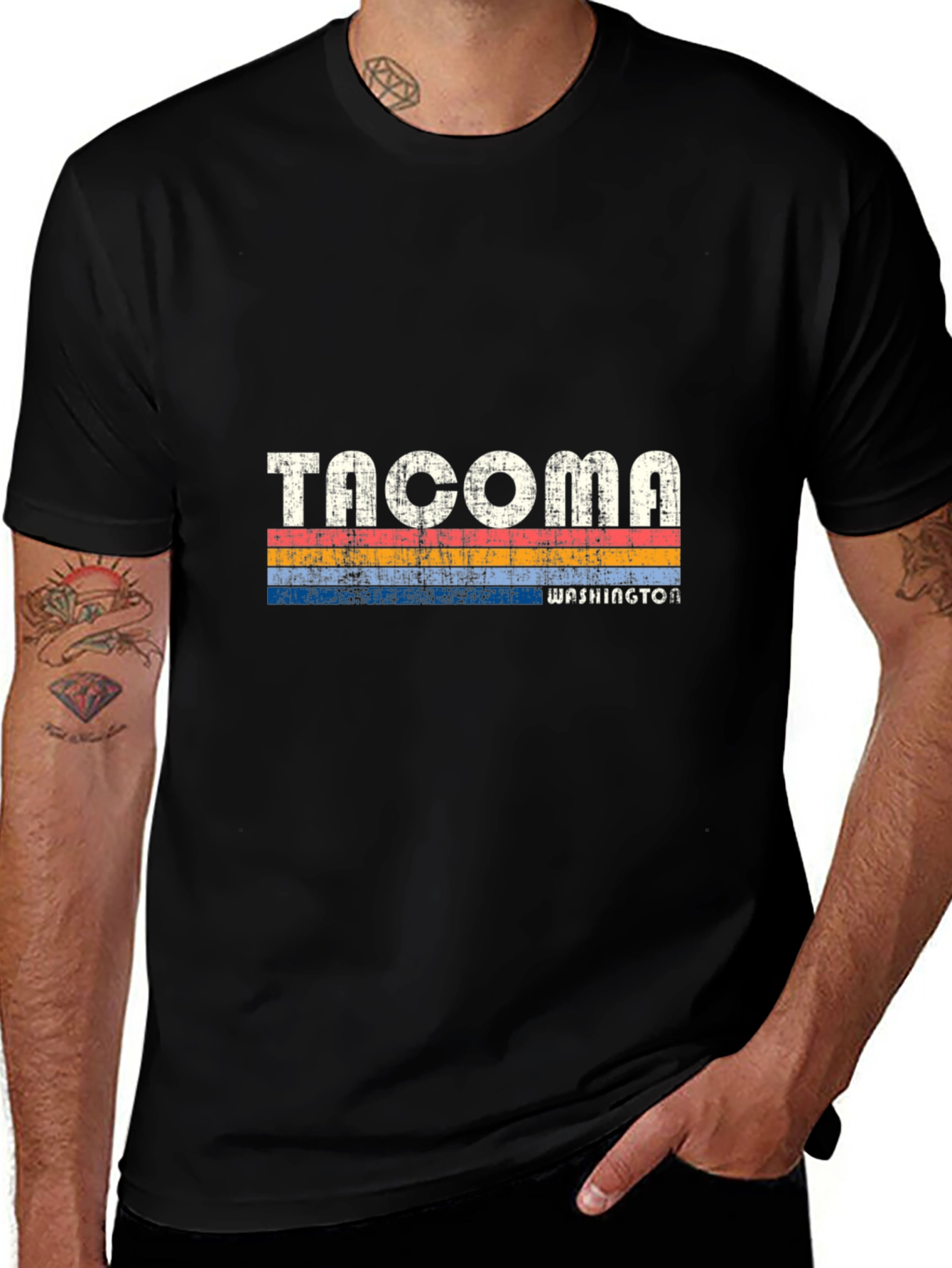 Tacoma Washington Retro T-Shirt