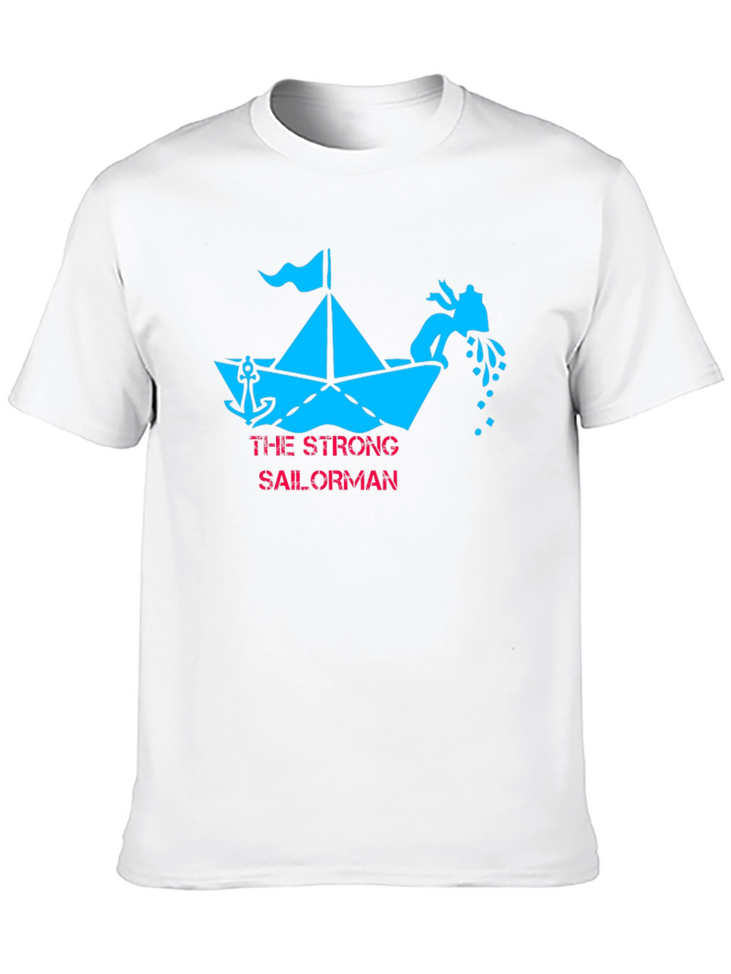 Strong Sailor Black T-Shirt