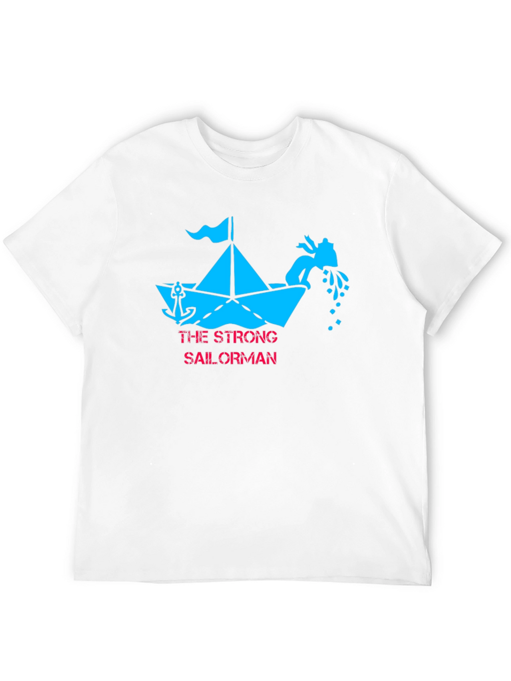 Strong Sailor Black T-Shirt
