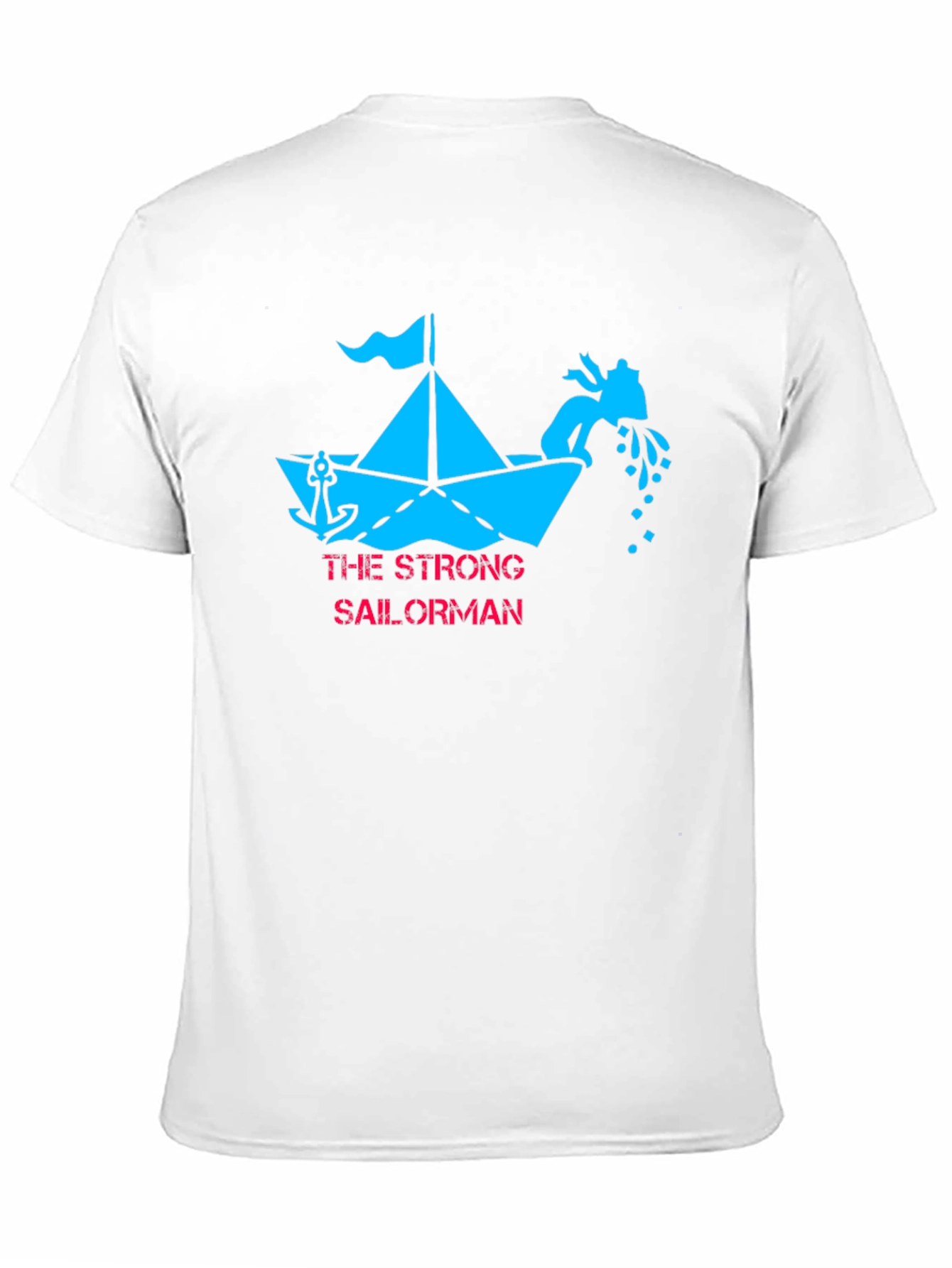 Strong Sailor Black T-Shirt