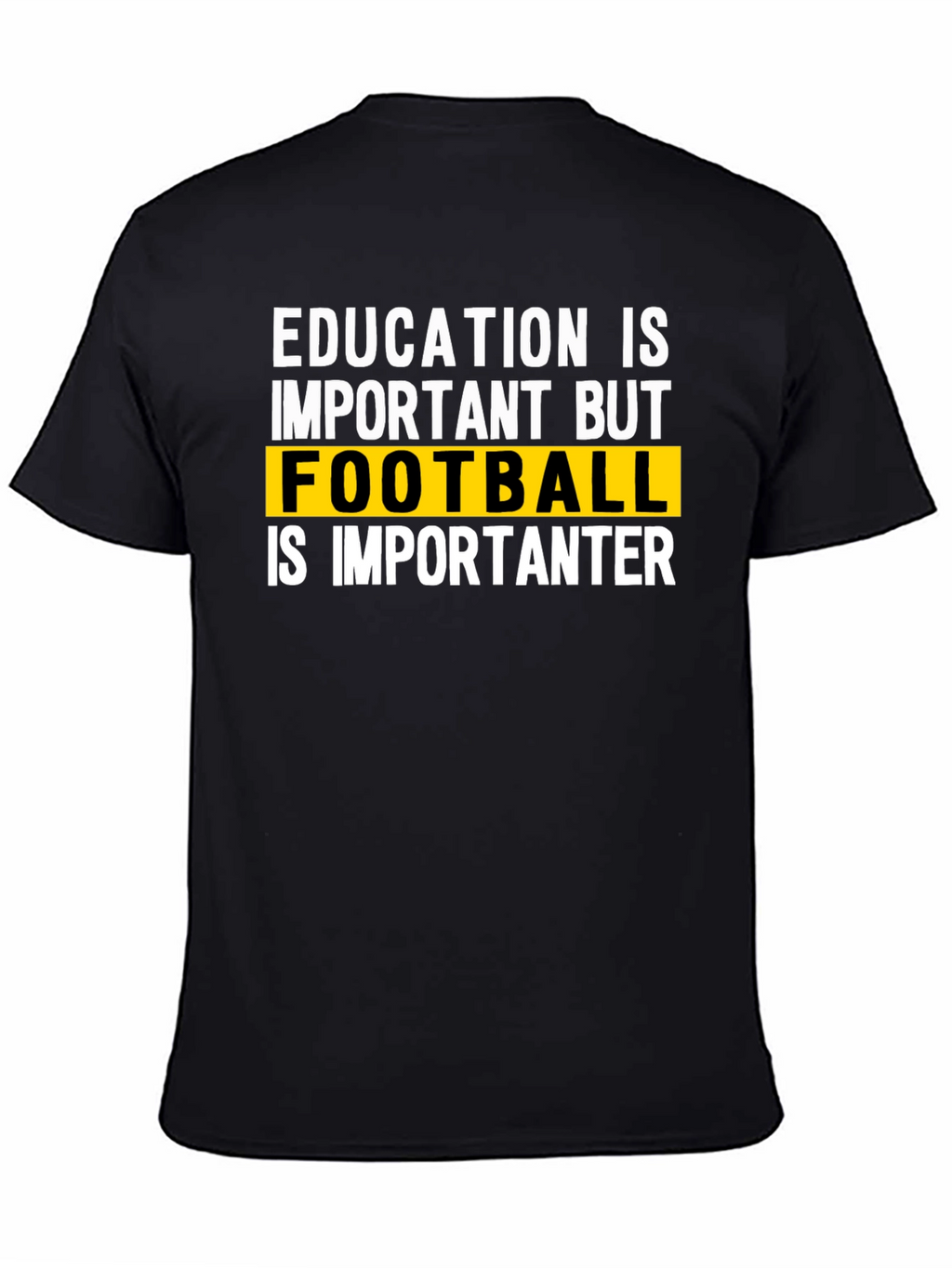 Education vs Football Graphic Tee