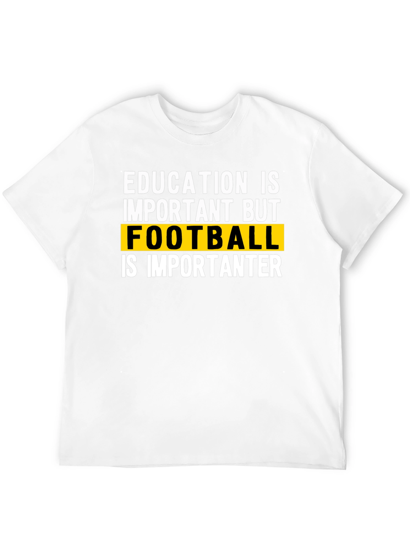 Education vs Football Graphic Tee