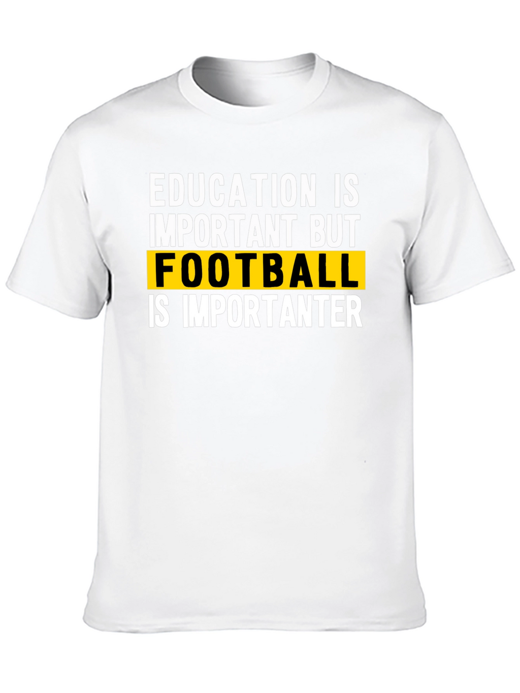 Education vs Football Graphic Tee