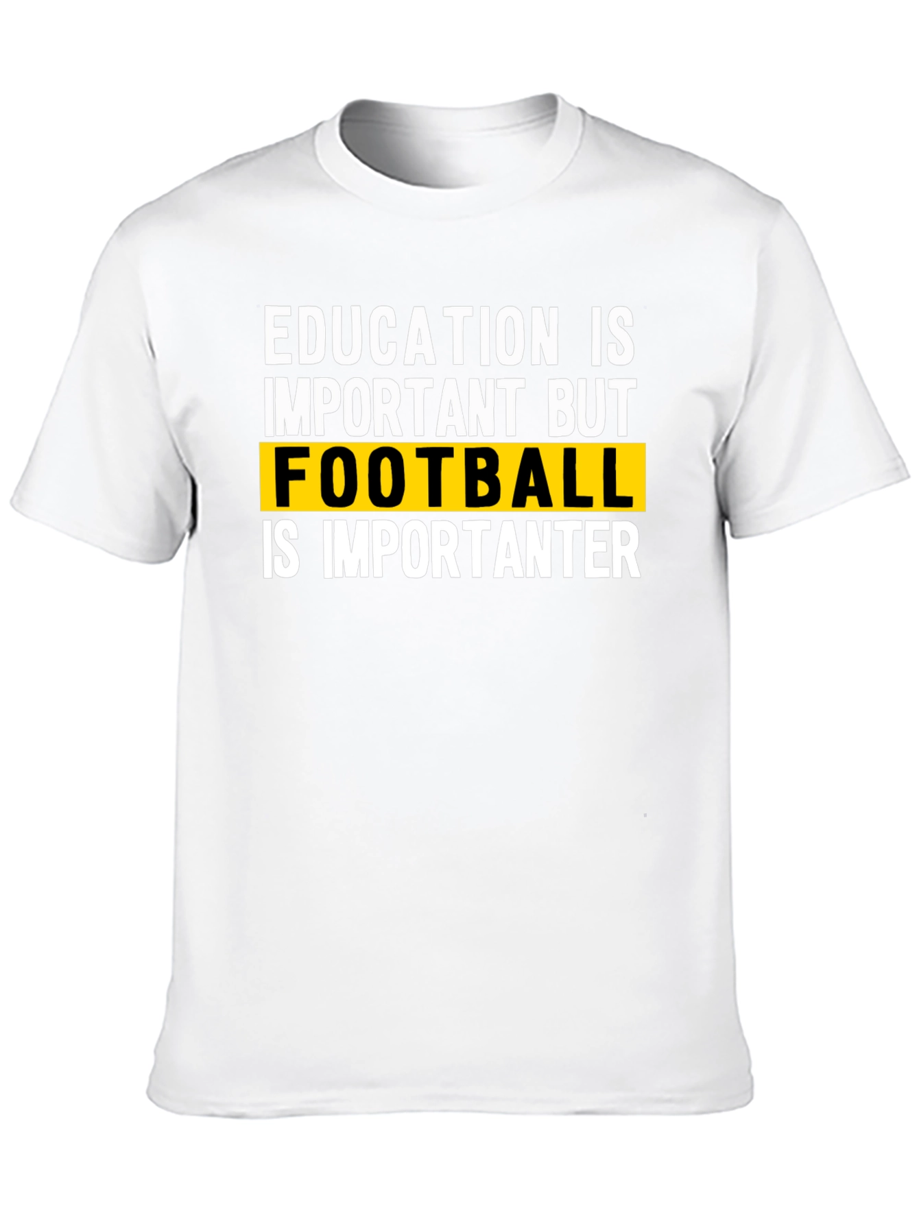 Education vs Football Graphic Tee