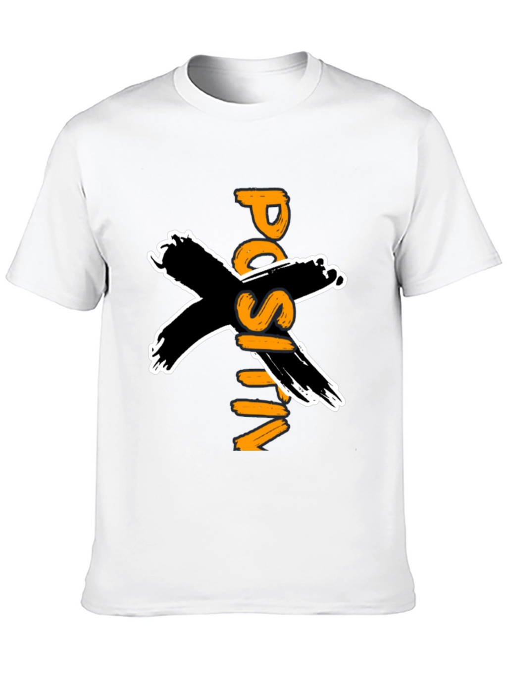 Positive Vibes Black Graphic T-Shirt