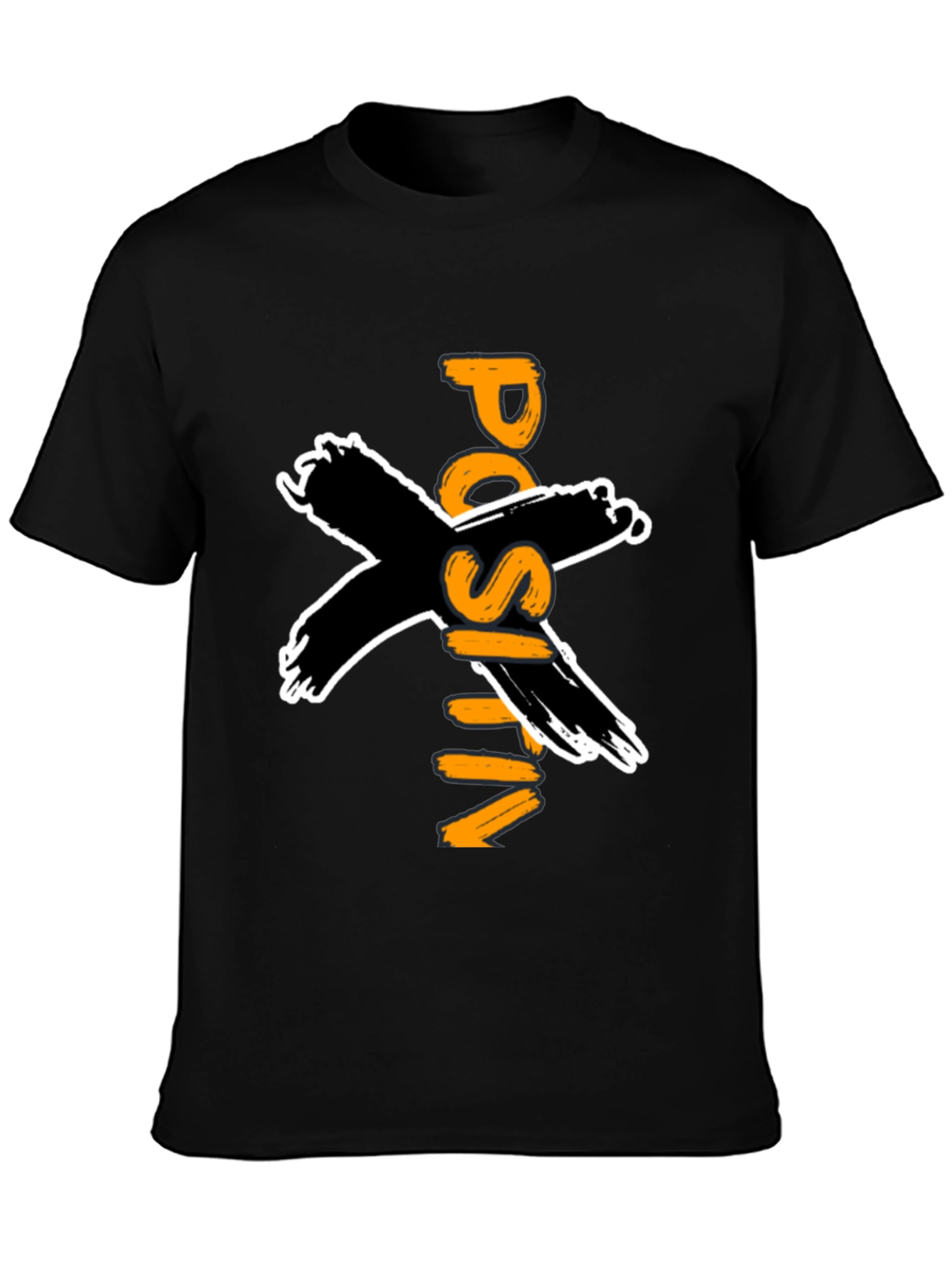 Positive Vibes Black Graphic T-Shirt