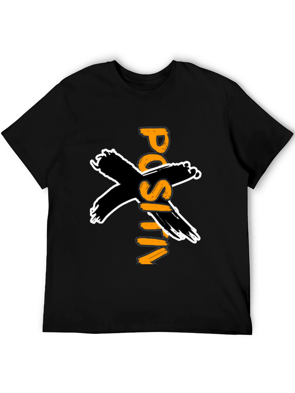 Positive Vibes Black Graphic T-Shirt