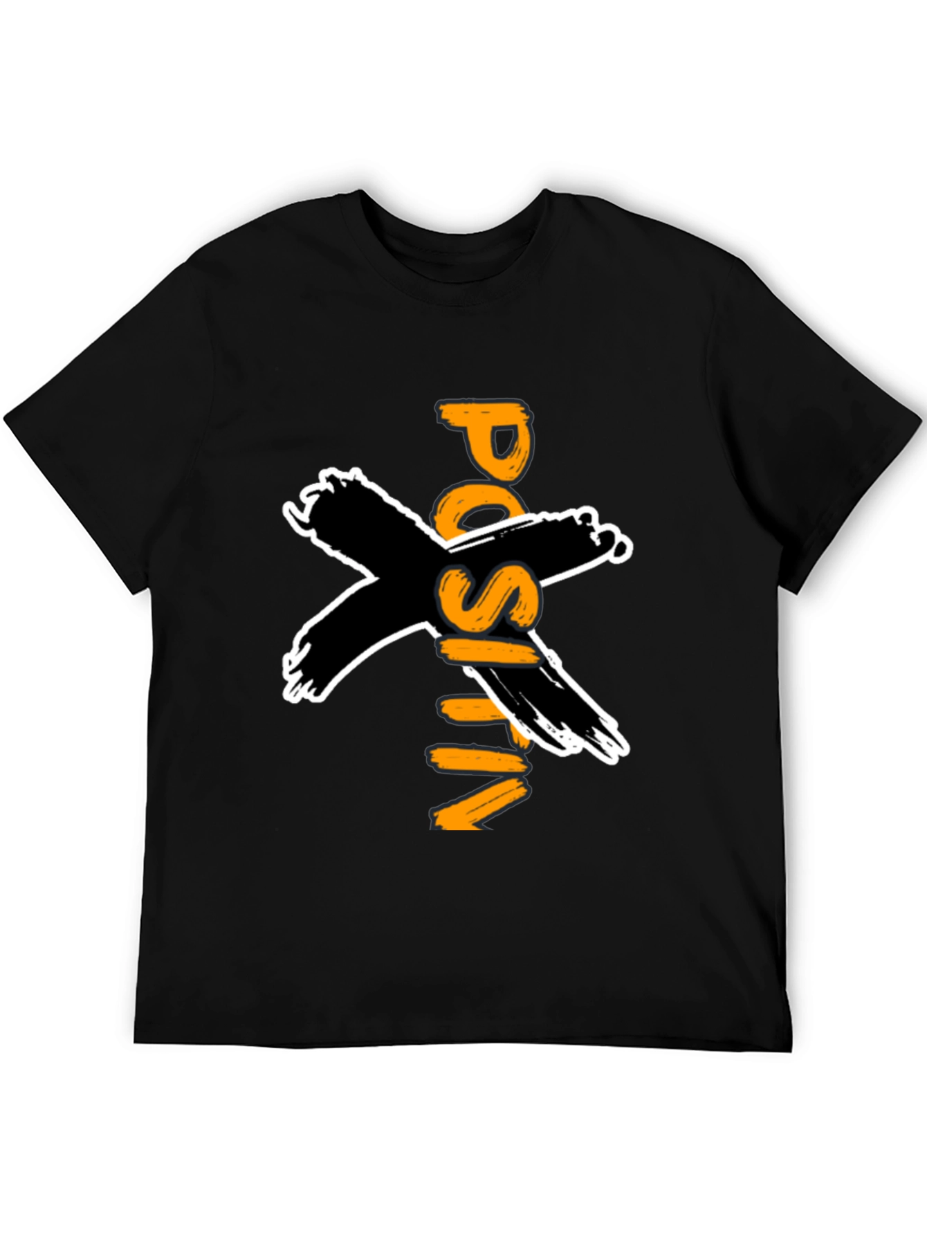 Positive Vibes Black Graphic T-Shirt