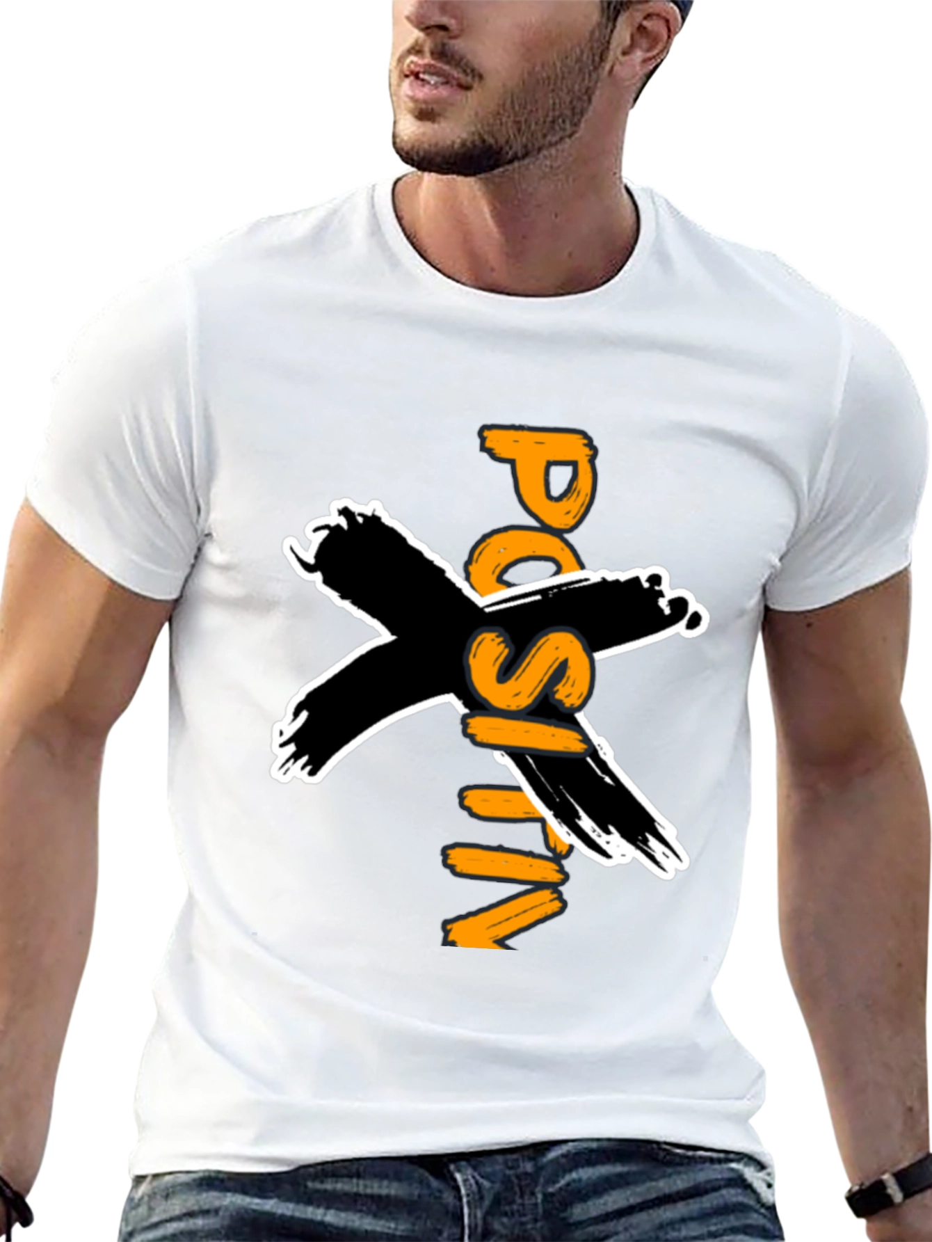 Positive Vibes Black Graphic T-Shirt