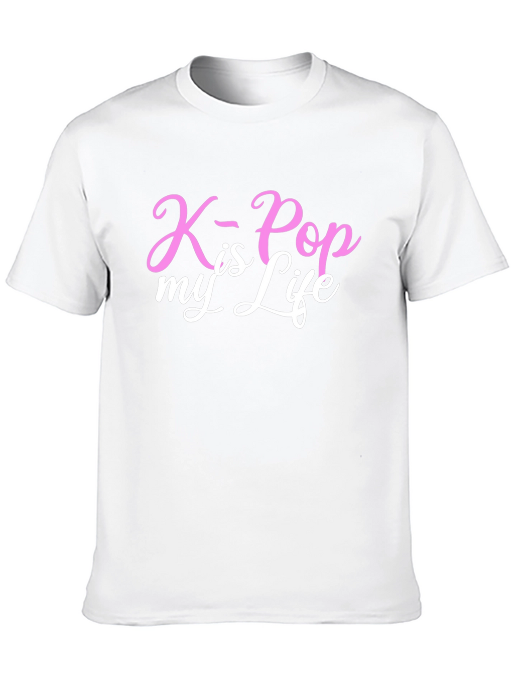 K-Pop is My Life Graphic Tee - Black