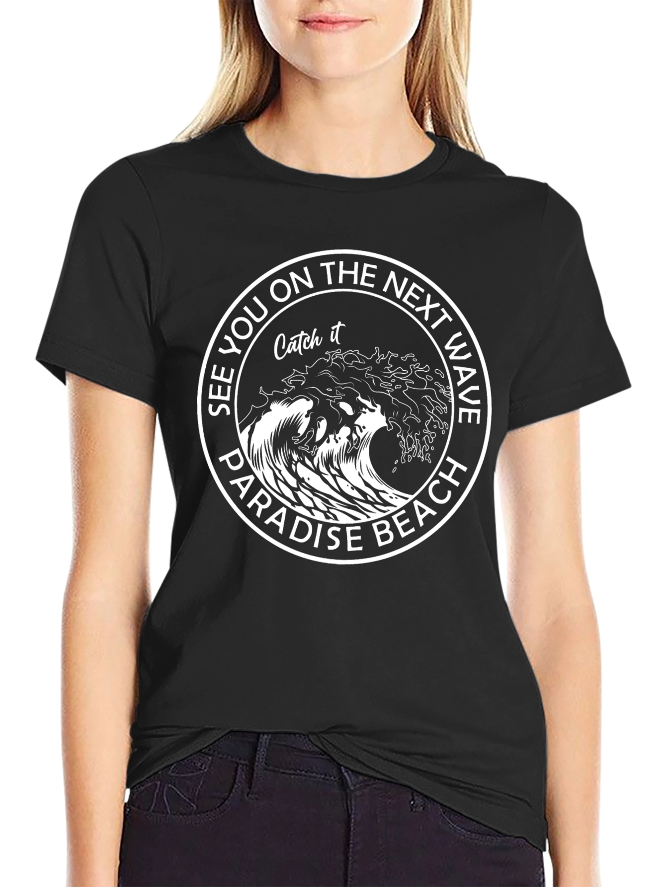 Paradise Beach Wave T-Shirt - Catch the Next Wave!