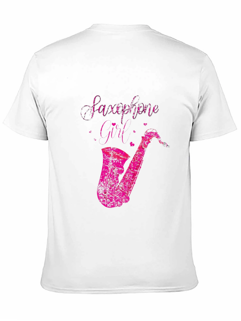 Saxophone Girl Graphic Tee - Black