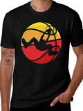 Retro Basketball Dunk Graphic Tee
