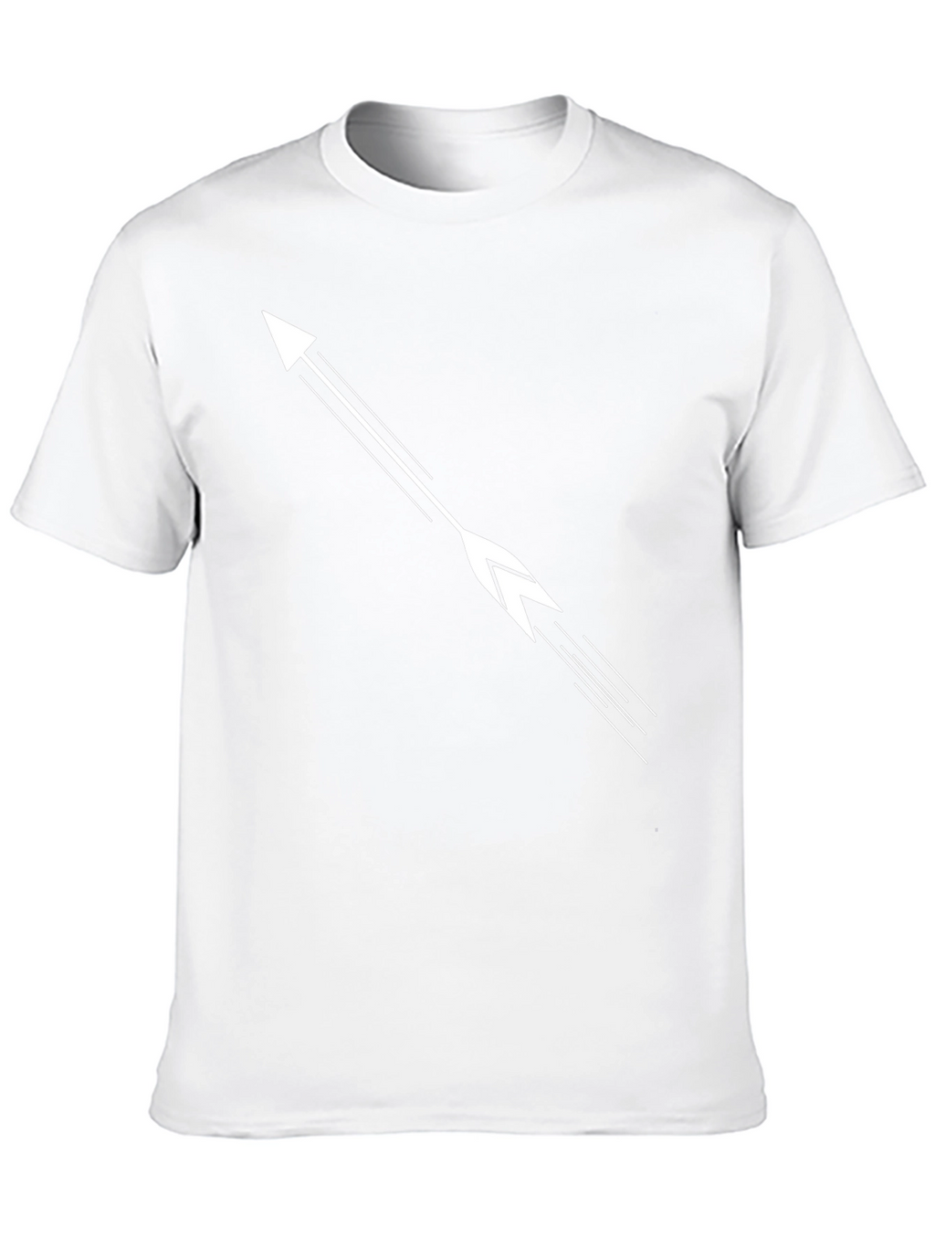 Mens Black Arrow Graphic Tee - Stylish Casual Wear