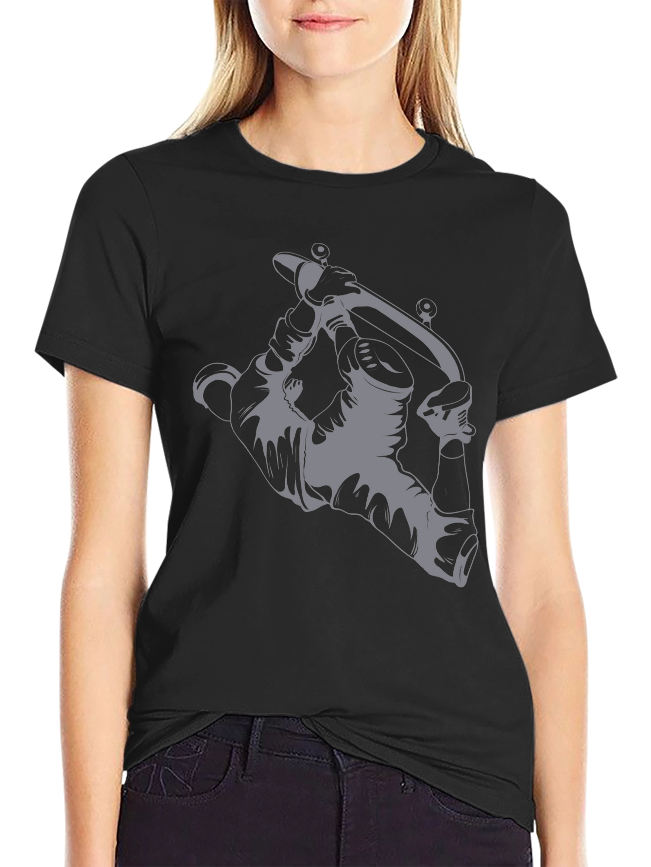 Black Tattoo Machine Graphic Tee