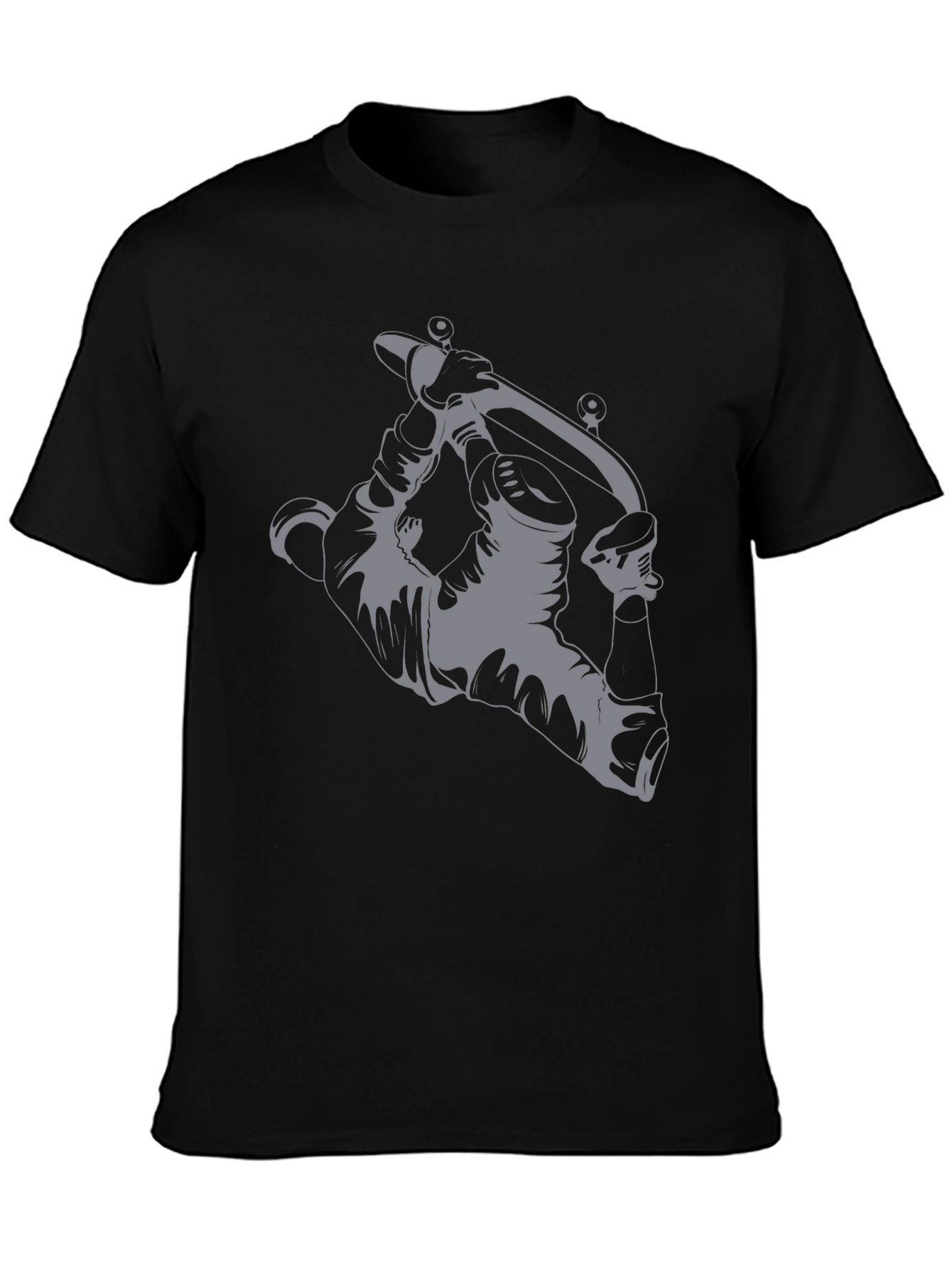 Black Tattoo Machine Graphic Tee