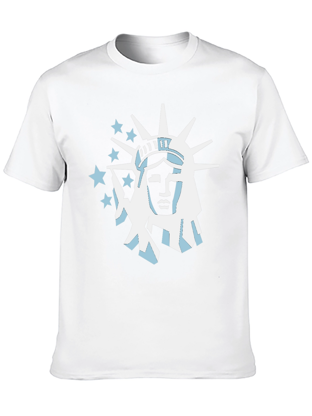 Statue of Liberty Graphic Tee - Black Cotton T-Shirt