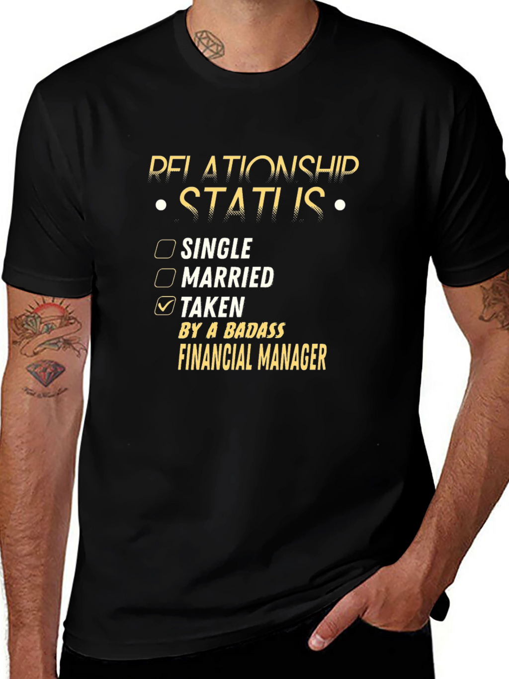 Relationship Status: Taken by a Badass Financial Manager T-Shirt