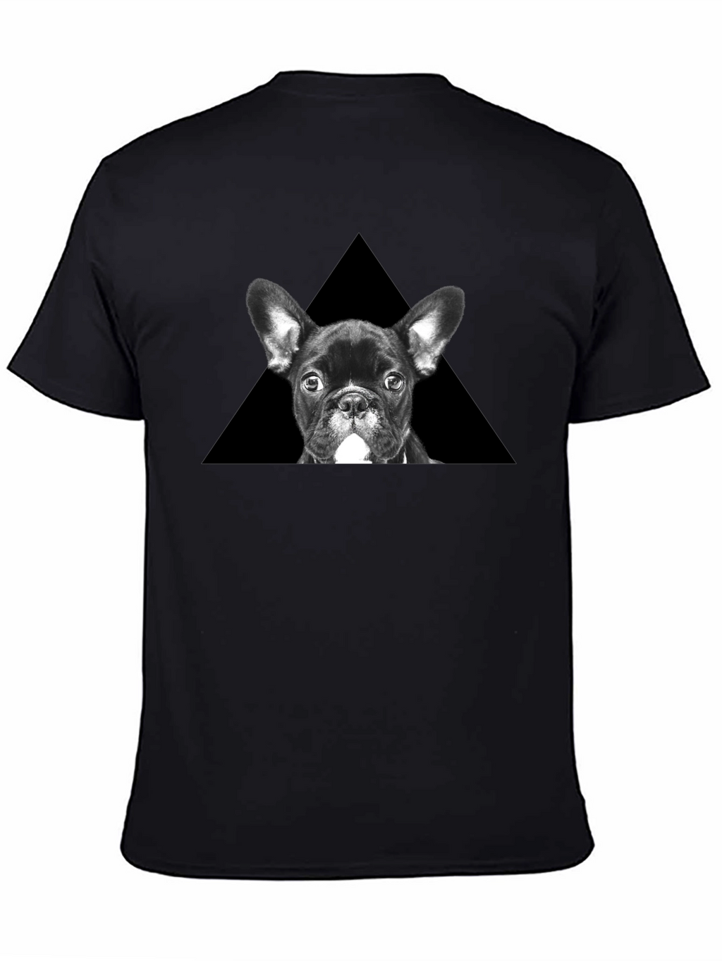 French Bulldog Triangle Graphic T-Shirt