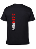 Paramedic Graphic T-Shirt - Black Crew Neck
