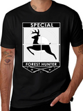 Special Forest Hunter T-Shirt Deer Target Graphic Tee