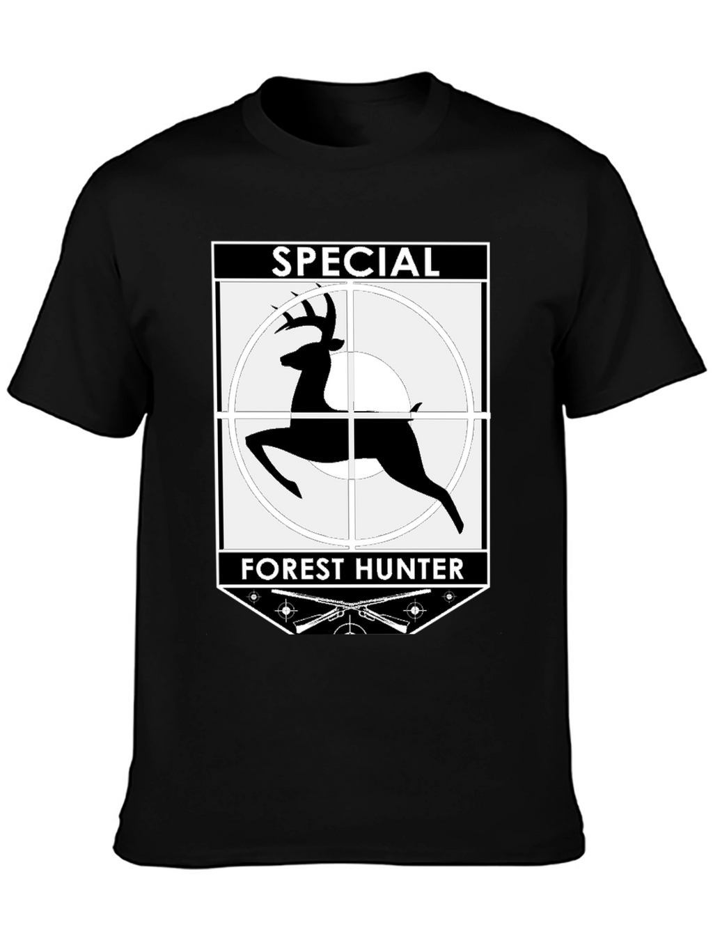 Special Forest Hunter T-Shirt Deer Target Graphic Tee