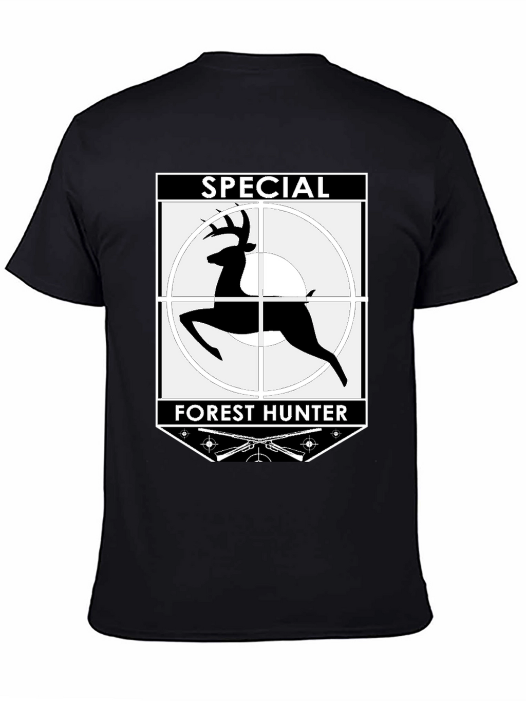 Special Forest Hunter T-Shirt Deer Target Graphic Tee