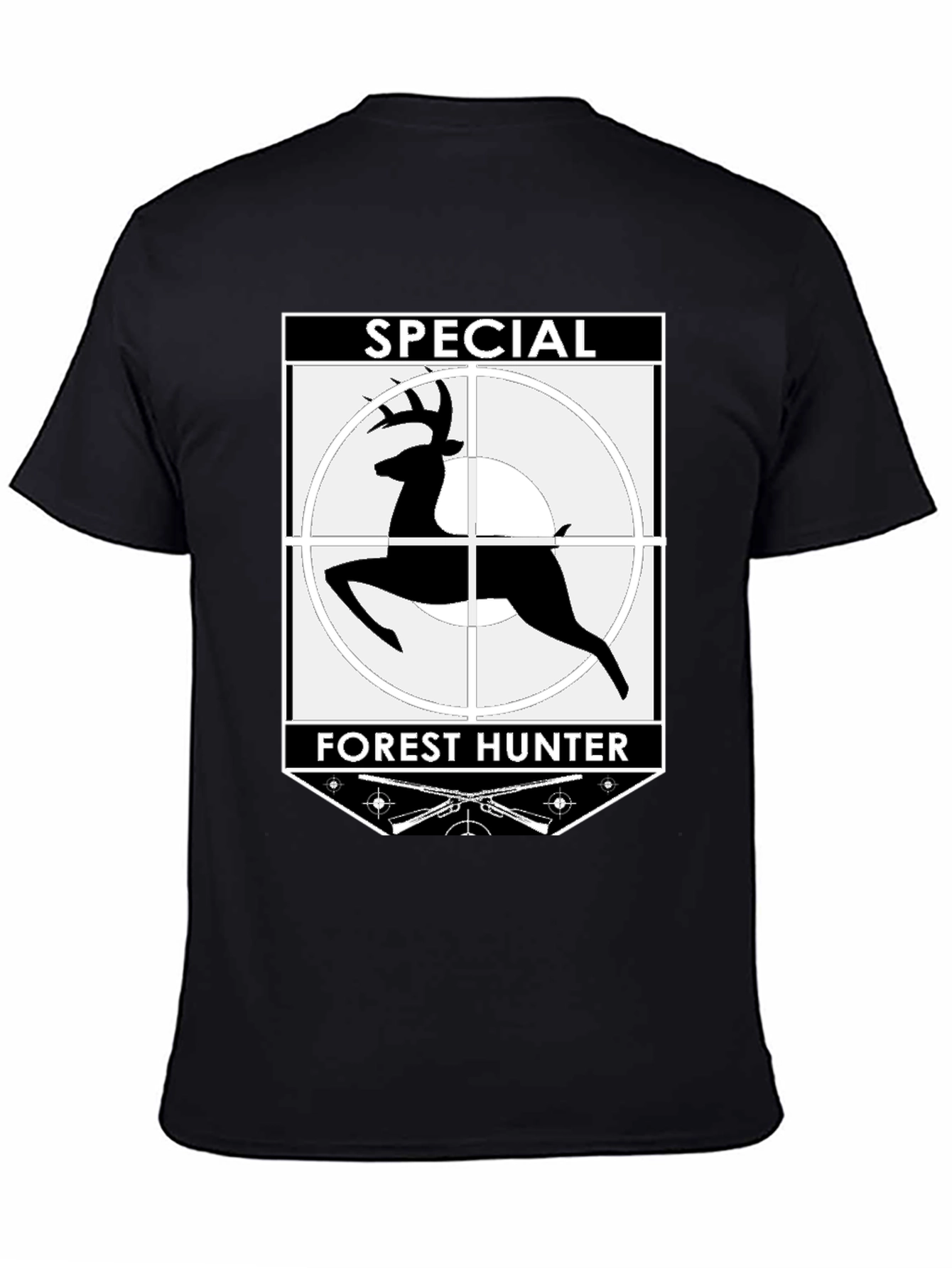 Special Forest Hunter T-Shirt Deer Target Graphic Tee
