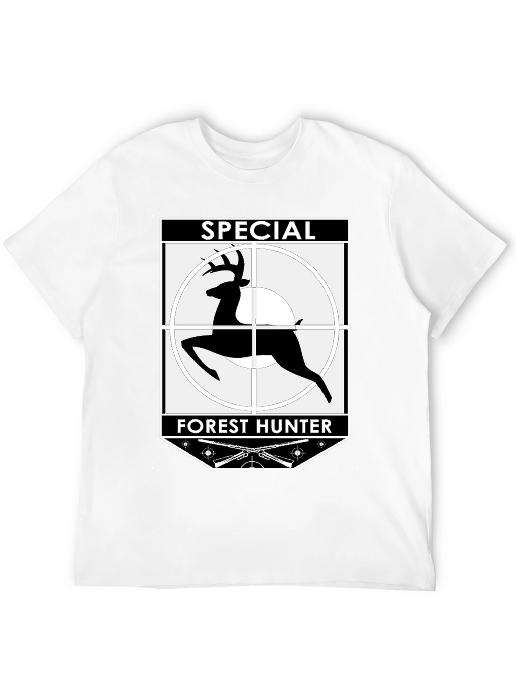 Special Forest Hunter T-Shirt Deer Target Graphic Tee