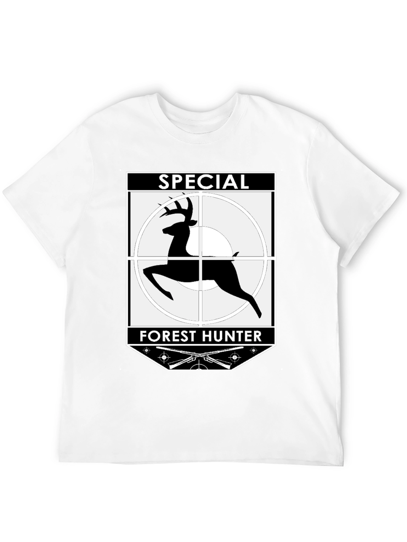 Special Forest Hunter T-Shirt Deer Target Graphic Tee